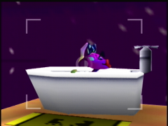 Cette alien prend son bain (Mario Artist: Paint Studio)