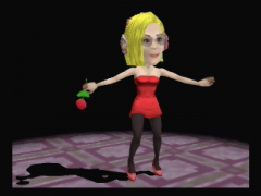 Votre avatar est mis en scène dans de courte vidéos (Mario Artist: Talent Studio)