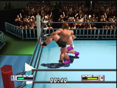 Dans les cordes (Virtual Pro Wrestling 2: Oudou Keishou)