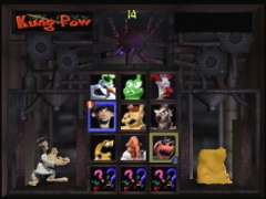 Choix du premier combattant  (ClayFighter 63 1/3)