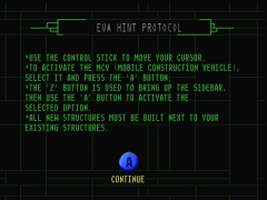 Un petit conseil d'EVA, votre ordinateur assistant (Command & Conquer)