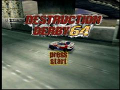 Ecran Titre (Destruction Derby 64)
