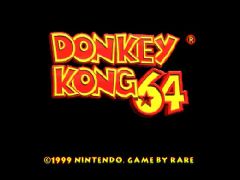 Ecran titre (Donkey Kong 64)
