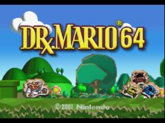 Ecran titre (Dr. Mario 64)
