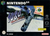 Scan of front side of box of 1080 Snowboarding