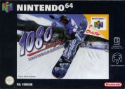 Scan of front side of box of 1080 Snowboarding