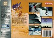 Scan of back side of box of 1080 Snowboarding