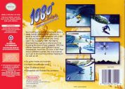 Scan of back side of box of 1080 Snowboarding