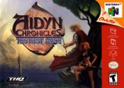 Scan of front side of box of Aidyn Chronicles: The First Mage