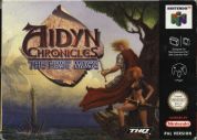 Scan of front side of box of Aidyn Chronicles: The First Mage