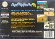 Scan of back side of box of Airboarder 64