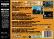 Scan of back side of box of All-Star Baseball 99