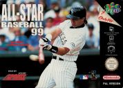 Scan of front side of box of All-Star Baseball 99