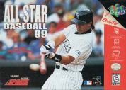 Scan of front side of box of All-Star Baseball 99