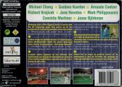 Scan of back side of box of All Star Tennis '99