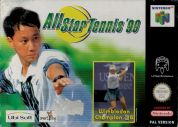 Scan of front side of box of All Star Tennis '99