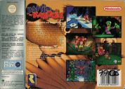 Scan of back side of box of Banjo-Kazooie