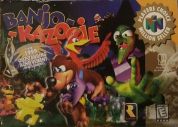 Scan of front side of box of Banjo-Kazooie