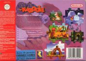 Scan of back side of box of Banjo-Kazooie