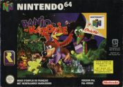 Scan of front side of box of Banjo-Kazooie