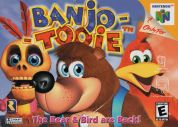 Scan of front side of box of Banjo-Tooie