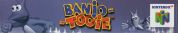 Scan of upper side of box of Banjo-Tooie
