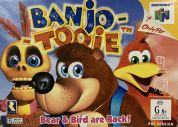 Scan of front side of box of Banjo-Tooie