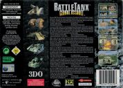 Scan of back side of box of Battletanx: Global Assault