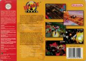 Scan of back side of box of Blast Corps