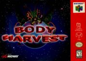 Scan de la face avant de la boite de Body Harvest