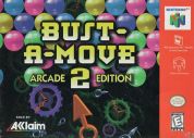 Scan of front side of box of Bust-A-Move 2: Arcade Edition