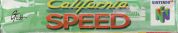 Scan du côté inférieur de la boite de California Speed