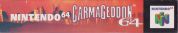 Scan of upper side of box of Carmageddon 64