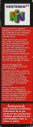 Scan du côté droit de la boite de Carmageddon 64