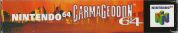 Scan du côté supérieur de la boite de Carmageddon 64