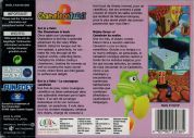 Scan of back side of box of Chameleon Twist 2