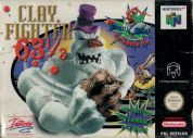 Scan de la face avant de la boite de ClayFighter 63 1/3