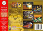 Scan de la face arrière de la boite de Conker's Bad Fur Day