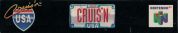 Scan of upper side of box of Cruis'n USA