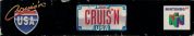 Scan of upper side of box of Cruis'n USA