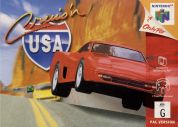 Scan of front side of box of Cruis'n USA