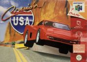 Scan of front side of box of Cruis'n USA
