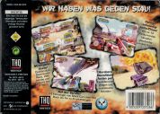 Scan of back side of box of Destruction Derby 64