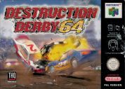 Scan of front side of box of Destruction Derby 64