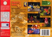Scan of back side of box of Donkey Kong 64