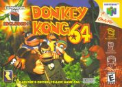 Scan of front side of box of Donkey Kong 64