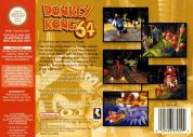 Scan de la face arrière de la boite de Donkey Kong 64