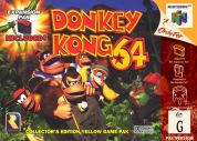 Scan of front side of box of Donkey Kong 64