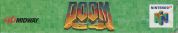 Scan du côté inférieur de la boite de Doom 64