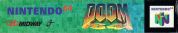 Scan du côté supérieur de la boite de Doom 64